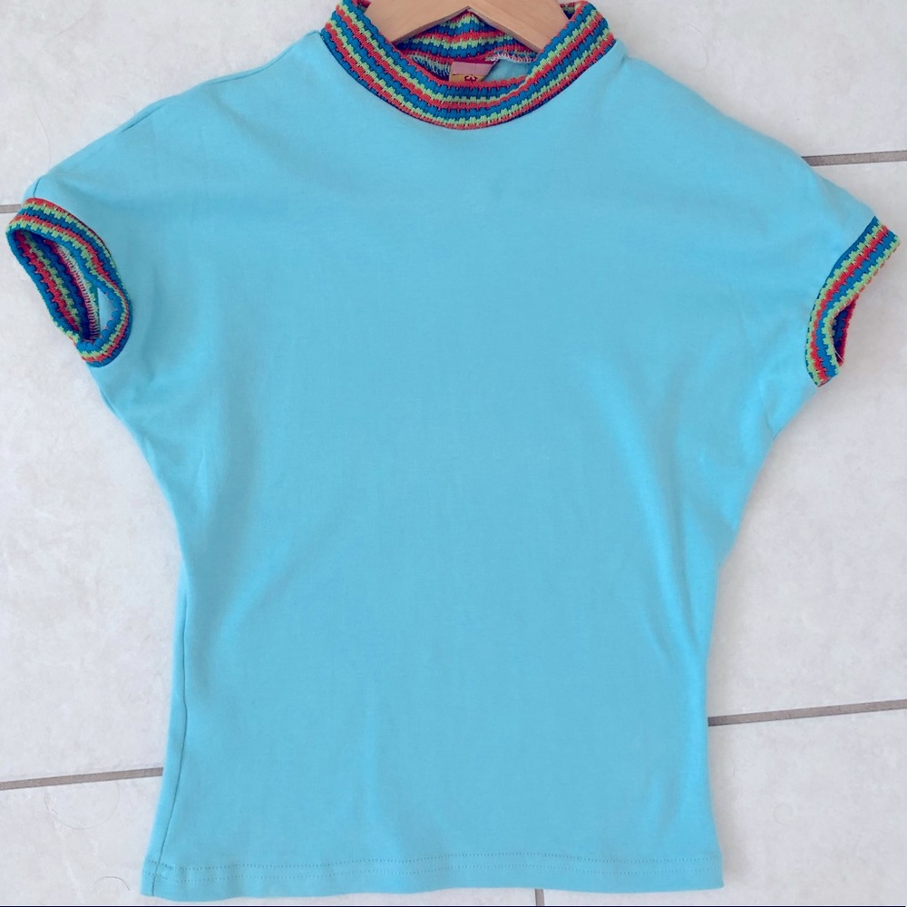 Freddie’s of Pinewood retro repro batwing ringer top S